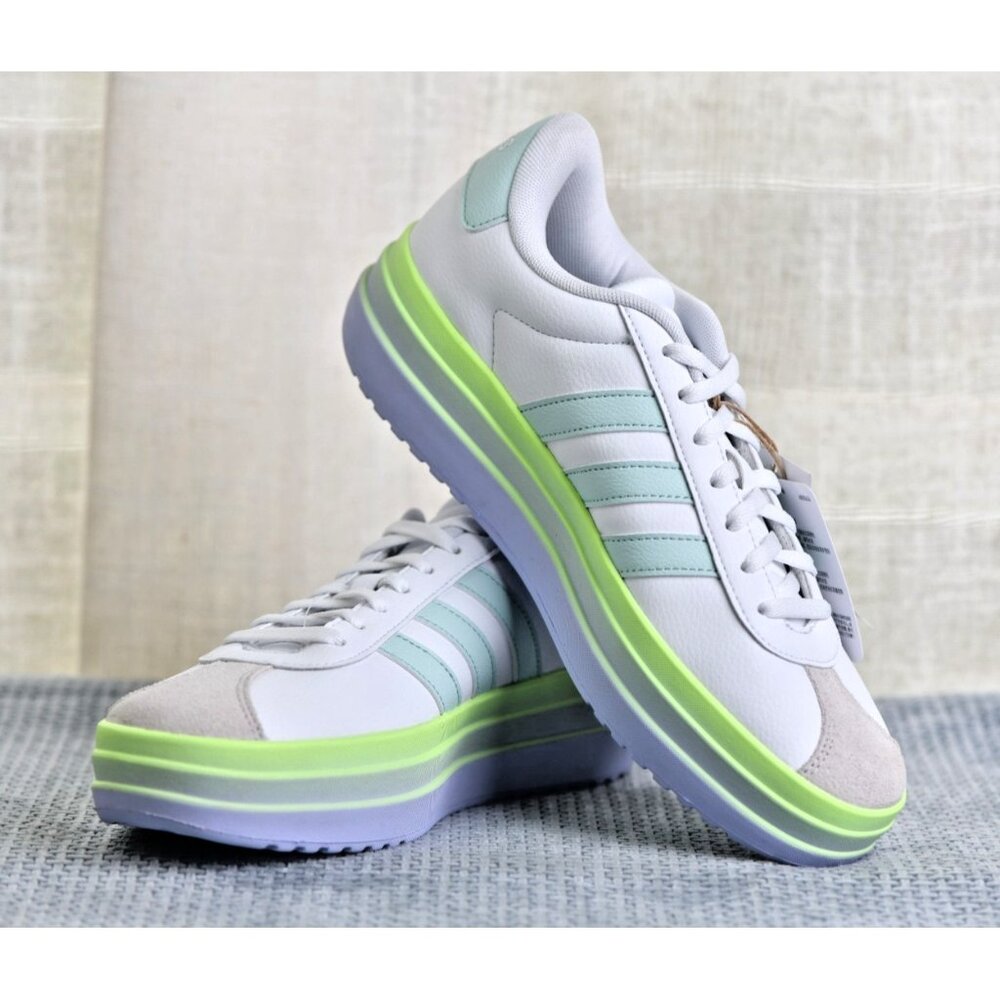 New! Size: 6.5 Women | Adidas VL Court Bold Junior | JS0873 - Picture 9 of 12
